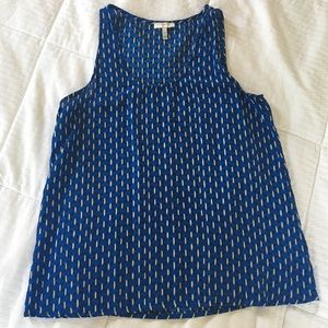 Joie Blue Hermosa Silk Tank
